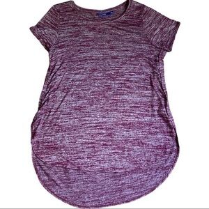 Apt. 9 short sleeve LoHi super soft silky shirt Lg